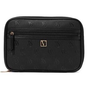 🖤New Victoria’s Secret Black Embossed Monogram Tech / Accessories Case🖤